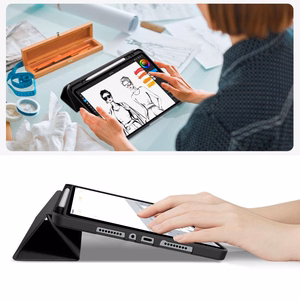 TechProtect SmartCase Pen Case for Xiaomi Poco Pad M1 / Redmi Pad 2 Pro 12.1 - Black