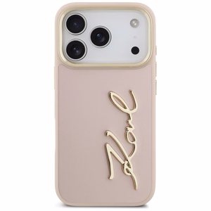 Karl Lagerfeld Karl Script Logo -suojakuori iPhone 17 Pro - pinkki