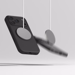 Ringke Silikoninen Magneettinen MagSafe Suojakuori iPhone 17 Pro:lle - Violetti
