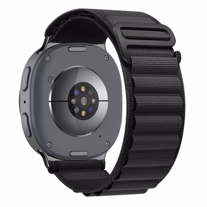 Tech-Protect Nylon Pro -ranneke mallille Samsung Galaxy Watch 40/44/46 mm – musta