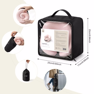 Tech-Protect ComfortRest -matkaniskatyyny – vaaleanpunainen