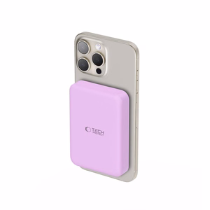 Tech-Protect LifeMag MagSafe PB11 10000mAh Power Bank - vaaleanpunainen