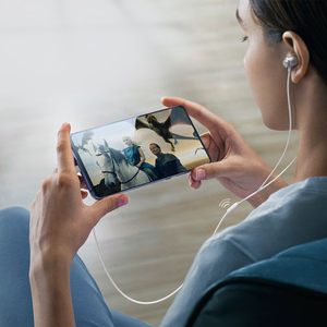 Joyroom JR-EC06 USB-C in-ear kuulokkeet - Hopeinen