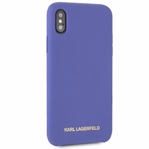 Karl Lagerfeld silikoni iPhone X/Xs kotelo - violetti