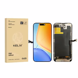 Apple iPhone 14 Pro Max näyttö kosketuslasilla, KELAI OEM Soft OLED 120Hz (Removable IC)