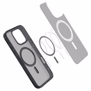 Spigen Ultra Hybrid T MagSafe Suojakuori iPhone 16 Pro Max -puhelimelle - musta