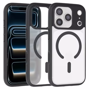Liavec pehmeä suojakuori iPhone 17 Prolle musta