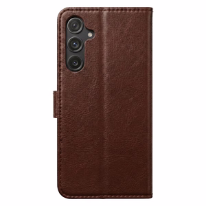 Smart Luxe nahkainen suojakuori Honor 400 Lite ruskea