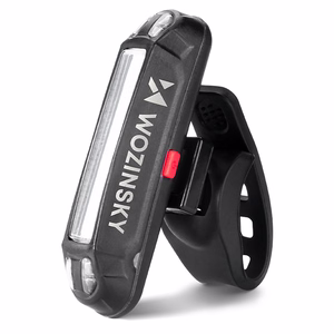 Wozinsky WSBLB2 etu- (400 lm) ja taka-USB-C-polkupyöränvalojen sarja – musta