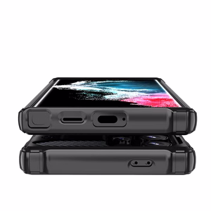 Hybrid Armor Suojakuori Samsung Galaxy S25 Ultra Panssaroitu Hybridi Suojakuori - Musta
