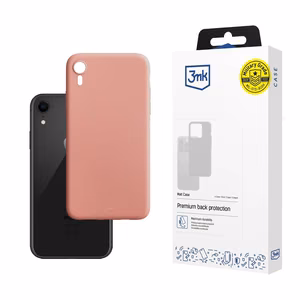3mk Matt Case iPhone XR:lle - matta vaaleanpunainen