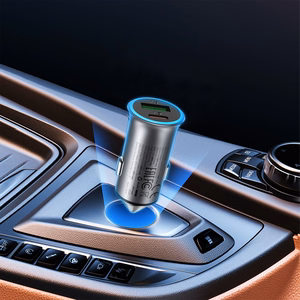 Acefast B16 autolaturi 95 W USB-C/USB-A harmaa