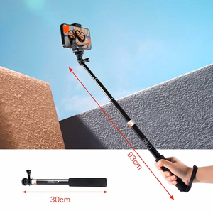 Tech-Protect GA100 Monopodi ja selfiekepit GoPro / DJI:lle - Musta
