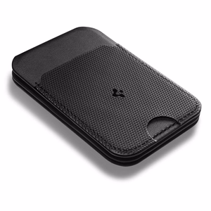 Spigen S314-2 Slim Fold Tripod MagSafe Universaali Magneettinen Korttipidike Musta