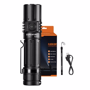 Superfire A20 taskulamppu, 1700 lm, 300 m, 5 tilaa