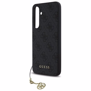 GUESS suojakuori SAMSUNG S24 FE GUHCS24FEGF4GGR (HC PU 4G Charm) harmaa