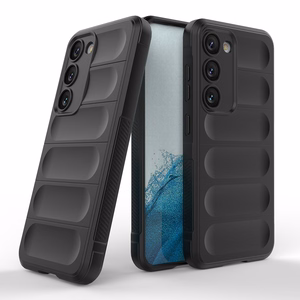 Magic Shield Suojakuori Samsung Galaxy S23+:lle joustava panssaroitu musta