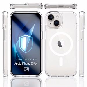 3mk Armor MagCase iPhone 13 / 14:lle - Läpinäkyvä