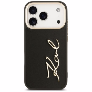 Karl Lagerfeld Karl Script Logo -suojakuori iPhone 17 Pro - musta