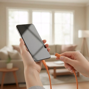 Cable USB C to USB C Forcell F-Energy QC4.0 PD 3A 60W Silicone 1 m C344 orange