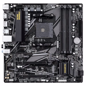 Emolevy Gigabyte B550M DS3H AC R2, AMD Ryzen 5000 -prosessorit, 5+3-vaiheinen VRM, jopa 4733 MHz DDR4 (OC), 1xPCIe 4.0 + 1xPCIe 3.0 M.2, Wi-Fi 5, 1GbE LAN, USB 3.2 Gen 1