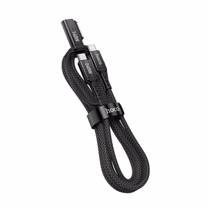 Kaapeli 2in1 USB C - USB C / Mag3 Hoco 240W 1,8 m U142 musta