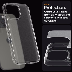 Spigen Ultra Hybrid Suojakuori iPhone 16 Pro Max:lle - läpinäkyvä