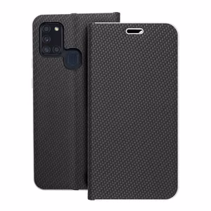 Flip-suojakuori Samsung A21s:lle Luna Book Carbon musta