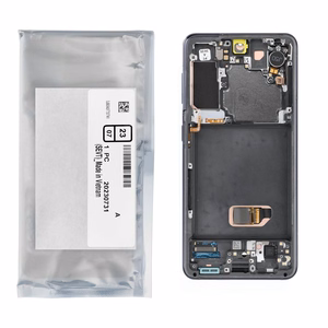 ServicePack LCD-näyttö SAMSUNG S21 5G G991B GH82-27257A harmaa