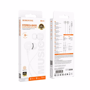 Kuulokkeet Borofone BM94 USB-C valkoinen