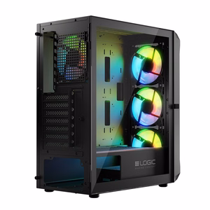 Logic PORTOS ARGB MINIDI USB 3.0 Case Black