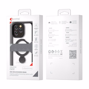 Comma Joy Shark Mag suojakuori iPhone 15 Pro Max musta