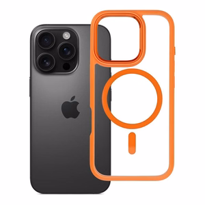 ROAR case MAG BUMPER compatible with MagSafe for IPHONE 16 Pro orange