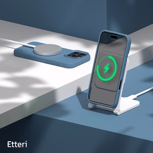 Etteri Silikoninen Mag suojakuori iPhone 16 Pro Max 6,9:lle tummansininen