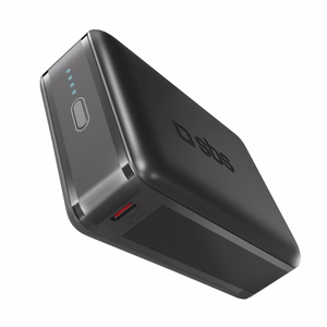Powerbank SBS 20000mAh 65W PD AFC USB-C USB-A kannettavalle tietokoneelle, tabletille, älypuhelimelle - musta