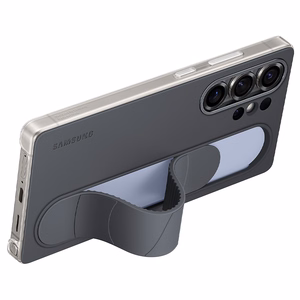 Samsung Standing Grip Case -suojakuori Samsung Galaxy S25+ -mallille, musta