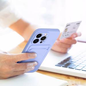 Suojakuori iPhone 14 PRO:lle Card Case violetti