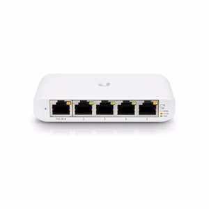 Ubiquiti USW-Flex-Mini -kytkin, 5x 10/100/1000Base-T, 1x RJ45, 1 PoE-portti