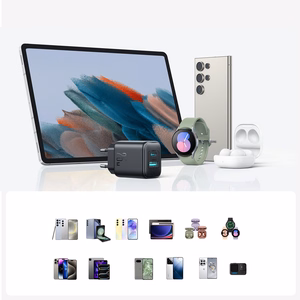 Joyroom JR-TCF13 verkkolaturi USB-C / USB-A 25W SFC / PPS / PD - musta