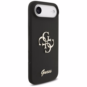 Guess Silikoninen Big 4G Script Suojakuori iPhone Air:lle musta