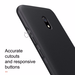 Nillkin Super Frosted Shield Suojakuori Xiaomi Redmi 8A:lle - musta