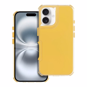 Suojakuori iPhone 16:lle Matrix keltainen