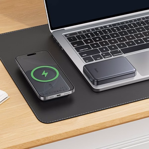 Hoco J160 MagSafe-yhteensopiva varavirtalähde 5000 mAh 2A 5W, metallinharmaa
