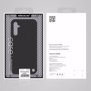 Nillkin Textured Case vahvistettu nylon Suojakuori Samsung Galaxy A14 5G / Galaxy A14:lle musta