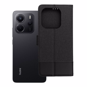 Flip case for Xiaomi Redmi Note 14 4G (GLOBAL - 164,84mm x 78,15mm x 8,16mm) Gomma Book black
