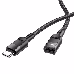 Sovitin Hoco (U107) USB-C - USB-C (OTG) 3A 1,2m musta