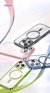 Benks Magnetic Lucent Pro -suojakuori iPhone 16 Prolle vihreä