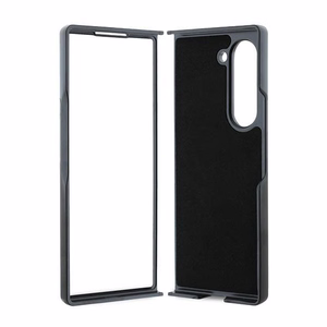 Karl Lagerfeld Saffiano Metal Pin Case for Samsung Galaxy Z Fold 6 - Black