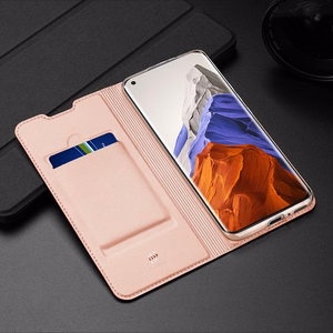 DUX DUCIS Skin Pro Kirjahylly tyyppi tapauksessa Xiaomi Mi 11 Pro vaaleanpunainen