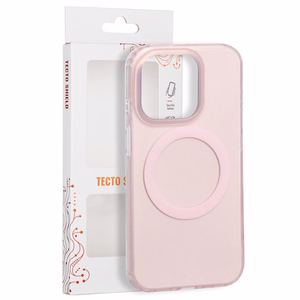 Tecto Shield Mistiq Mag suojakuori iPhone 15 Pro 6,1"-mallille, vaaleanpunainen